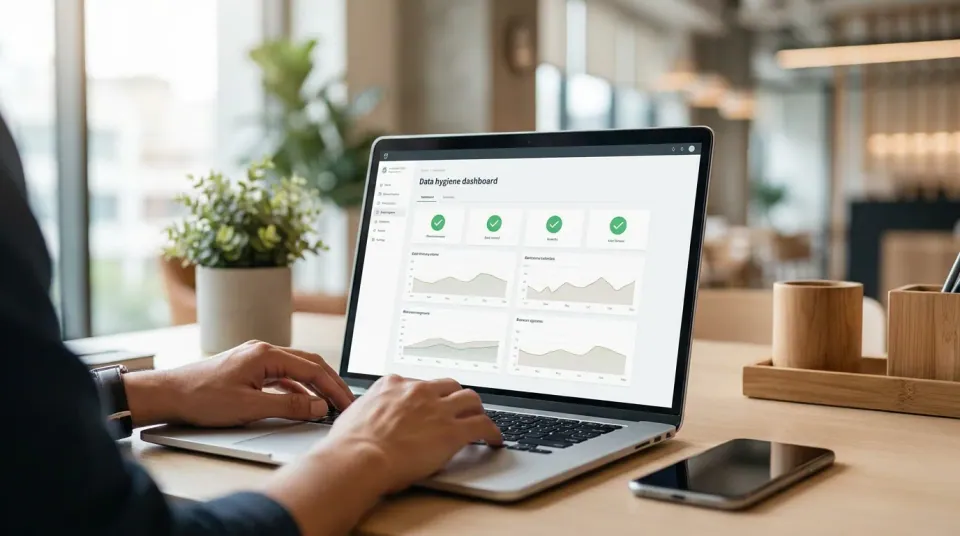 Clean data hygiene dashboard